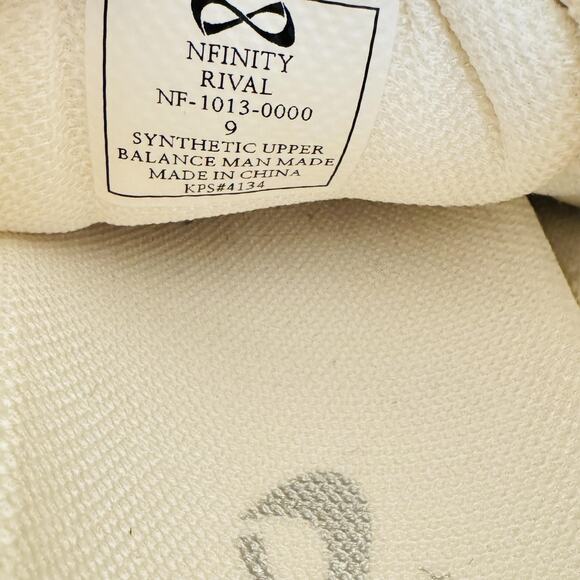 Nfinity Shoes Womens 9 White Rival Cheer Cheerleading Low Top Athletic Sneakers - Picture 11 of 12